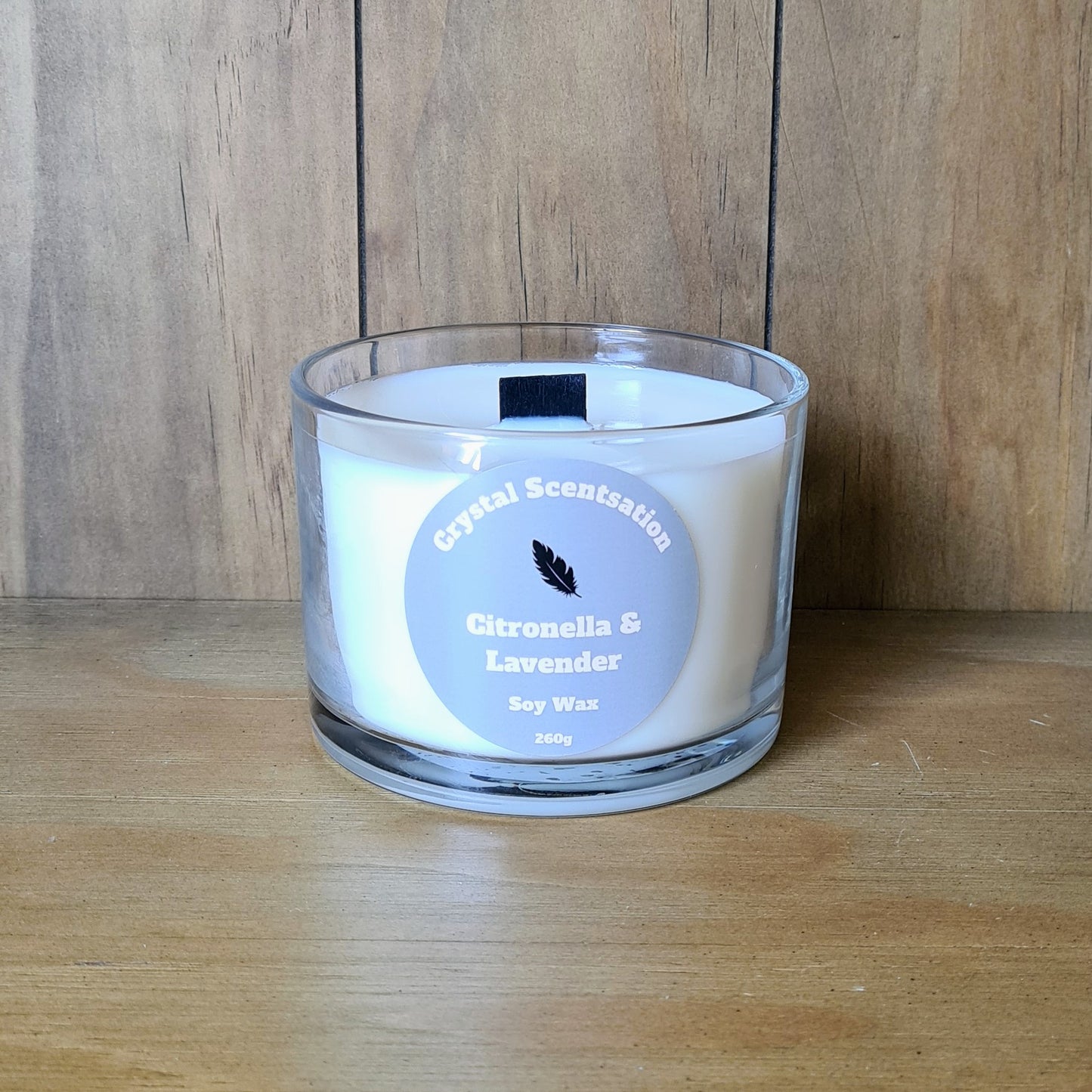 Citronella and Lavender Soy Wax Candle 360g