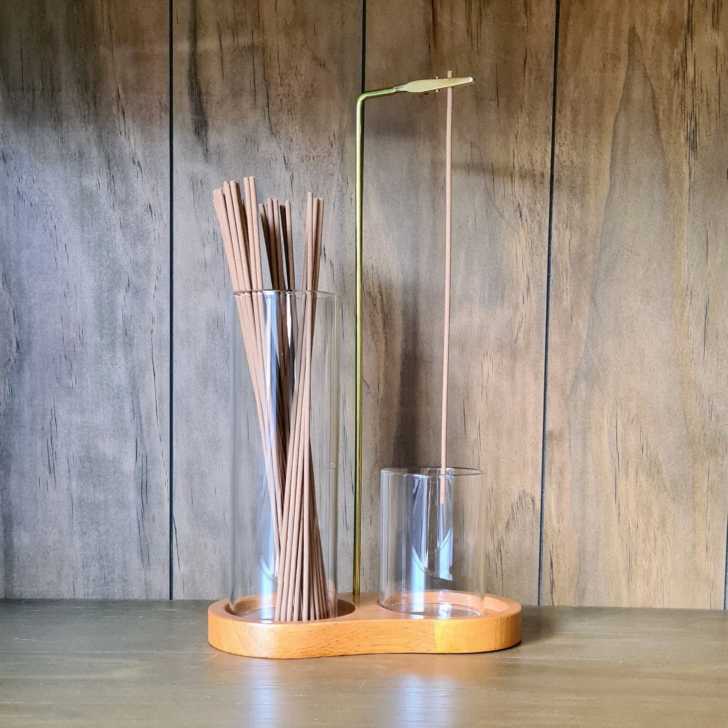 Glass Incense Holder and Storage