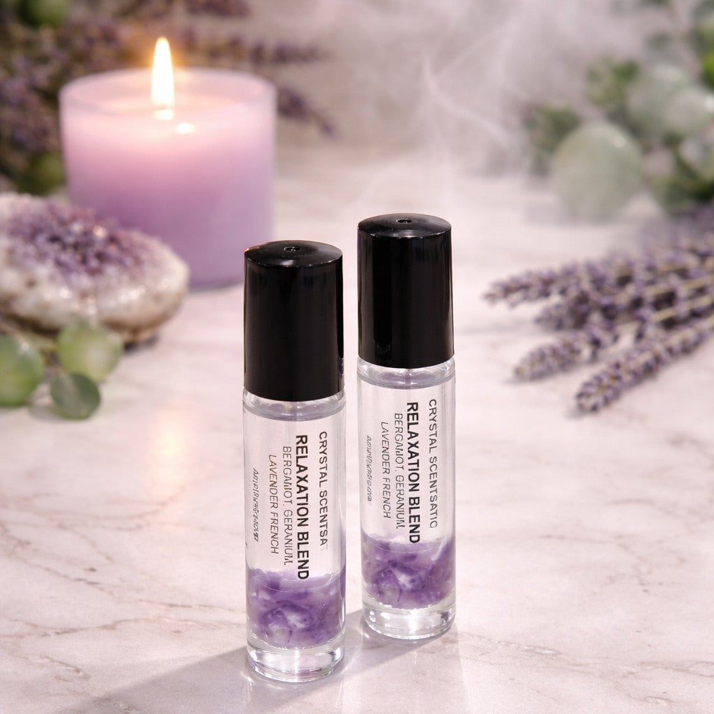 Relaxation Aromatherapy Roller with Amethyst 10ml
