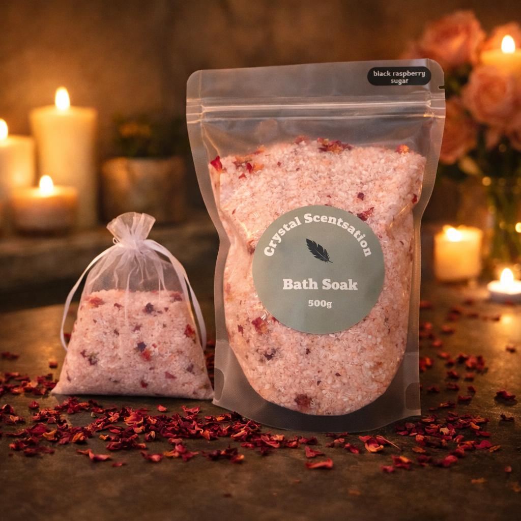 Black Raspberry Sugar Bath Salts 500g CLEARANCE