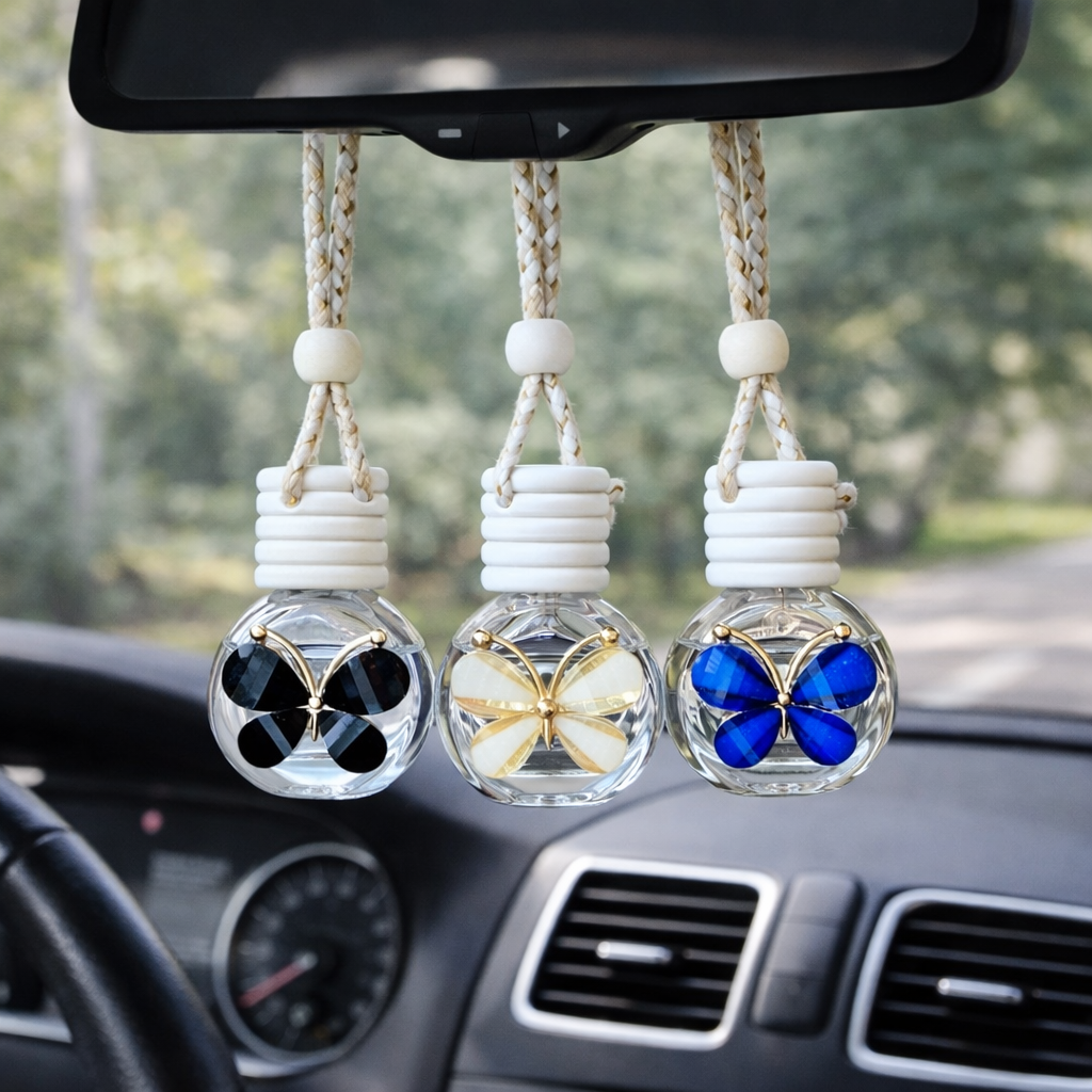 Car Diffusers 10ml - Hanging - Crystal Butterfly