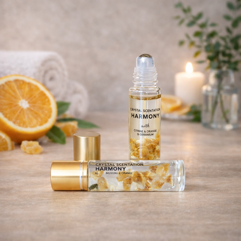 Harmony Aromatherapy Roller with Citrine 10ml