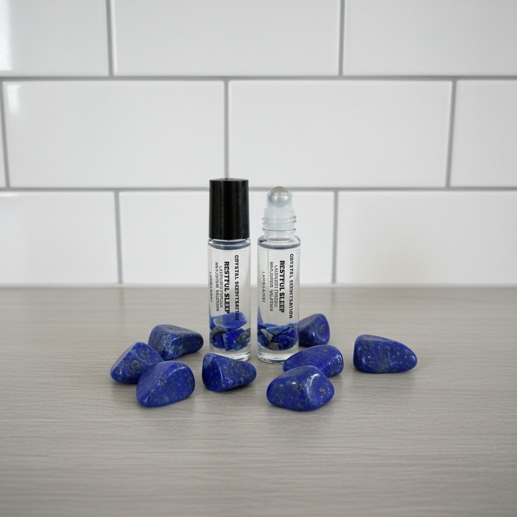 Restful Sleep Aromatherapy Roller with Lapis Lazuli 10ml