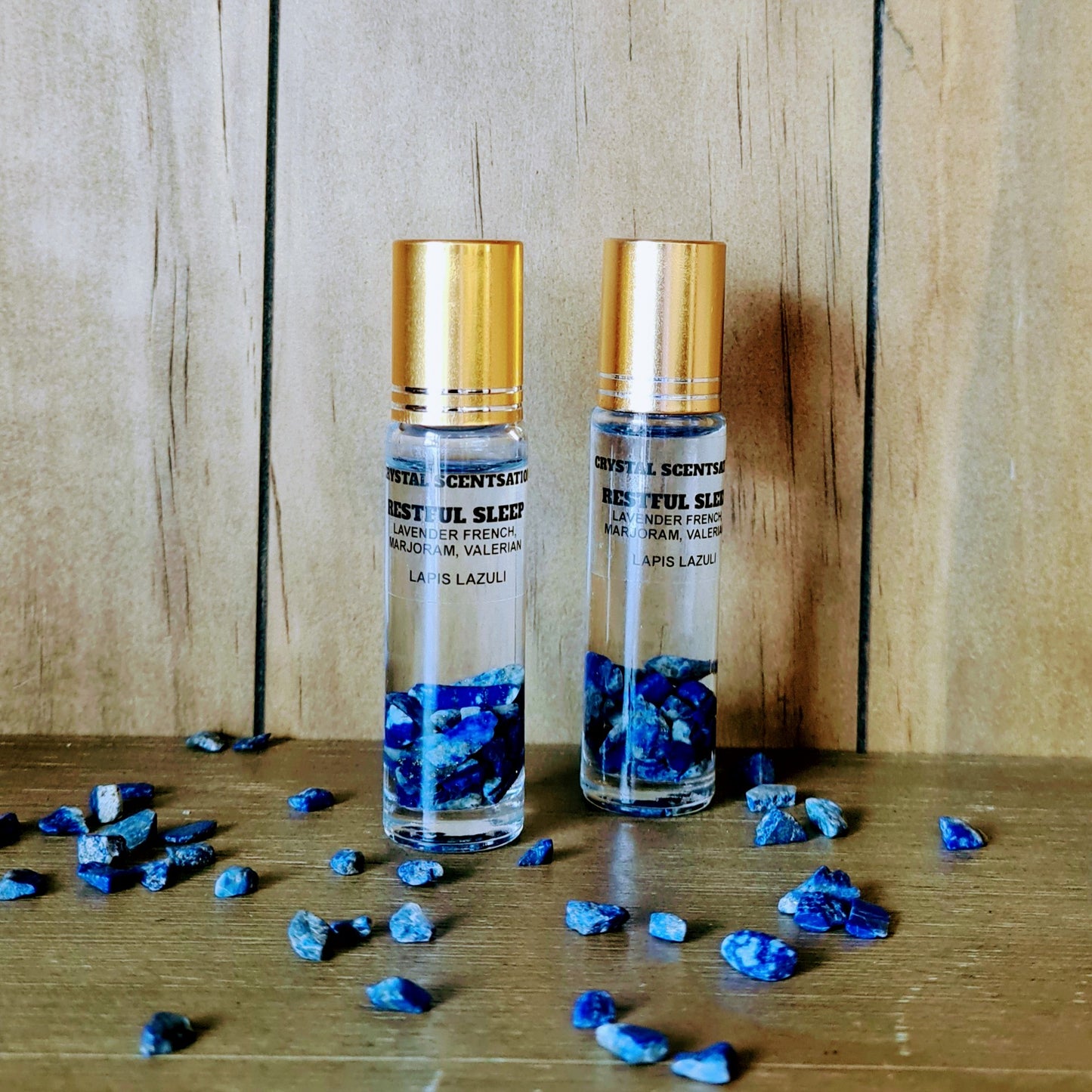 Restful Sleep Aromatherapy Roller with Lapis Lazuli 10ml