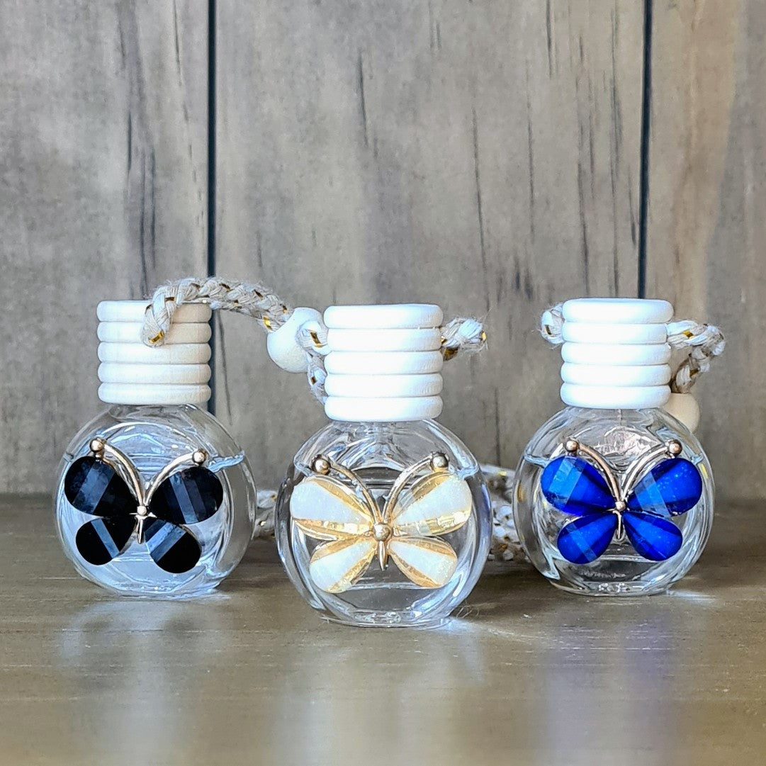Car Diffusers 10ml - Hanging - Crystal Butterfly