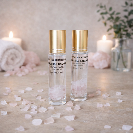 Spiritual Balance Aromatherapy Roller with Rose Quartz 10ml