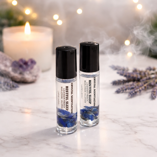 Restful Sleep Aromatherapy Roller with Lapis Lazuli 10ml