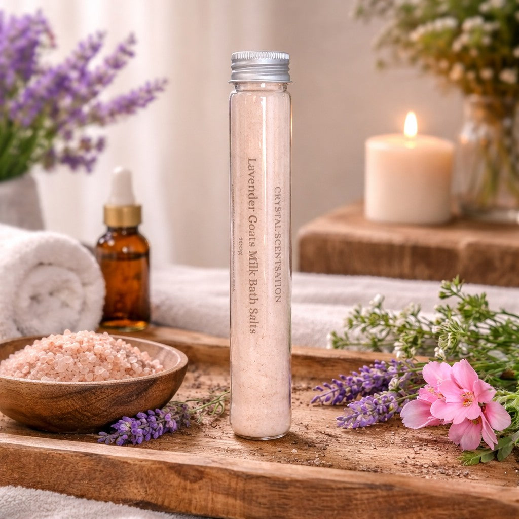 Bath Salts 100g Test Tube - Lavender