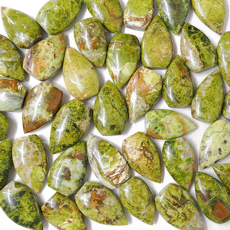 Madagascar Green Opal Teardrop Crystal Point (9cm-10cm)