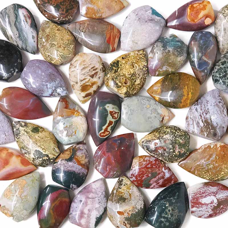Madagascar Ocean Jasper Teardrop Crystal Point (9cm-10cm)