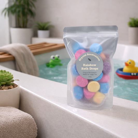 Rainbow Bath Drops 300g